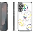 thumbnail image 1 of Shockproof Protective Phone Case Cover for Samsung Galaxy S25 FE, by OneToughShield - Love/Peace, 1 of 5
