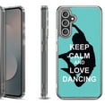 thumbnail image 1 of Shockproof Protective Phone Case Cover for Samsung Galaxy S25 FE, by OneToughShield - Keep Calm / Dancing, 1 of 5
