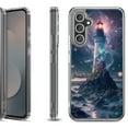 thumbnail image 1 of Shockproof Protective Phone Case Cover for Samsung Galaxy S25 FE, by OneToughShield - Surreal Lighthouse, 1 of 5