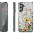 thumbnail image 1 of Shockproof Protective Phone Case Cover for Samsung Galaxy S25 FE, by OneToughShield - Pastel Flowers, 1 of 5