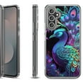 thumbnail image 1 of Shockproof Protective Phone Case Cover for Samsung Galaxy S25 FE, by OneToughShield - Neon Peacock, 1 of 5