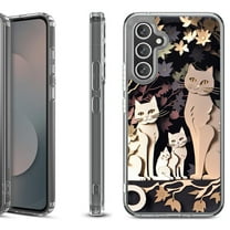 Shockproof Protective Phone Case Cover for Samsung Galaxy S25 FE, by OneToughShield - Cat Craft