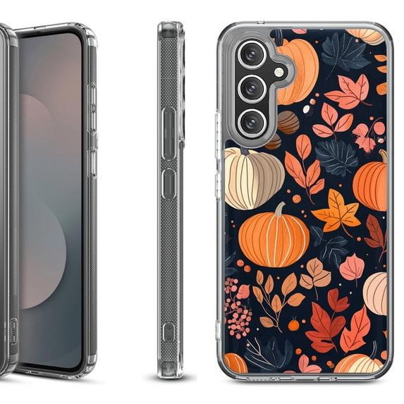 Shockproof Protective Phone Case Cover for Samsung Galaxy S25 FE, by OneToughShield - Autumn Season