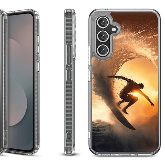 Shockproof Protective Phone Case Cover for Samsung Galaxy S25 FE, by OneToughShield - Surfing