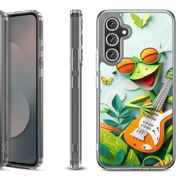 Shockproof Protective Phone Case Cover for Samsung Galaxy S25 FE, by OneToughShield – Grasshopper