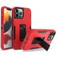 thumbnail image 1 of Hybrid Case for iPhone 14 Pro Max, Protective Slim Cover Heavy Duty Rugged Shockproof with Kickstand Support Magnetic Car Mount Hard PC Armor Case for iPhone 14 Pro Max, Red+Black, 1 of 7