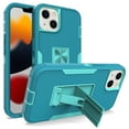 thumbnail image 1 of Hybrid Case for iPhone 15 Plus, Protective Slim Cover Heavy Duty Rugged Shockproof with Kickstand Support Magnetic Car Mount Hard PC Armor Case for iPhone 15 Plus, Lake Blue, 1 of 7