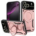 thumbnail image 1 of Hybrid Case for iPhone 17 Pro Max, 360 Rotating Kickstand Case with Wireless Charging MagSafe Shockproof Military Grade Drop Protection Phone Case Cover for iPhone 17 Pro Max 6.9-inch,Pink, 1 of 10