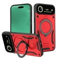 thumbnail image 1 of Hybrid Case for iPhone Air, 360 Rotating Kickstand Case with Wireless Charging MagSafe Shockproof Military Grade Drop Protection Phone Case Cover for iPhone Air 6.5-inch,Red,For iPhone Air, 1 of 10