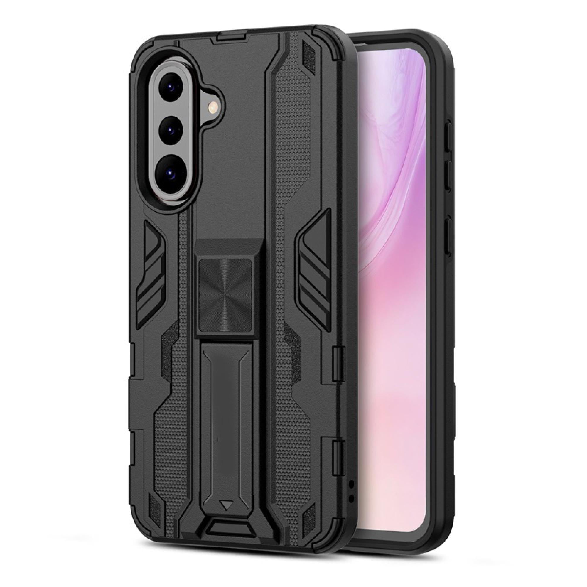 Hybrid Case with Kickstand for Samsung Galaxy A36 5G – Black