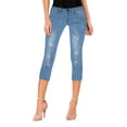thumbnail image 1 of Hybrid & Co. Women's 17 inch Butt Lift Super Comfy Stretch Denim Capri Jeans, 1 of 4