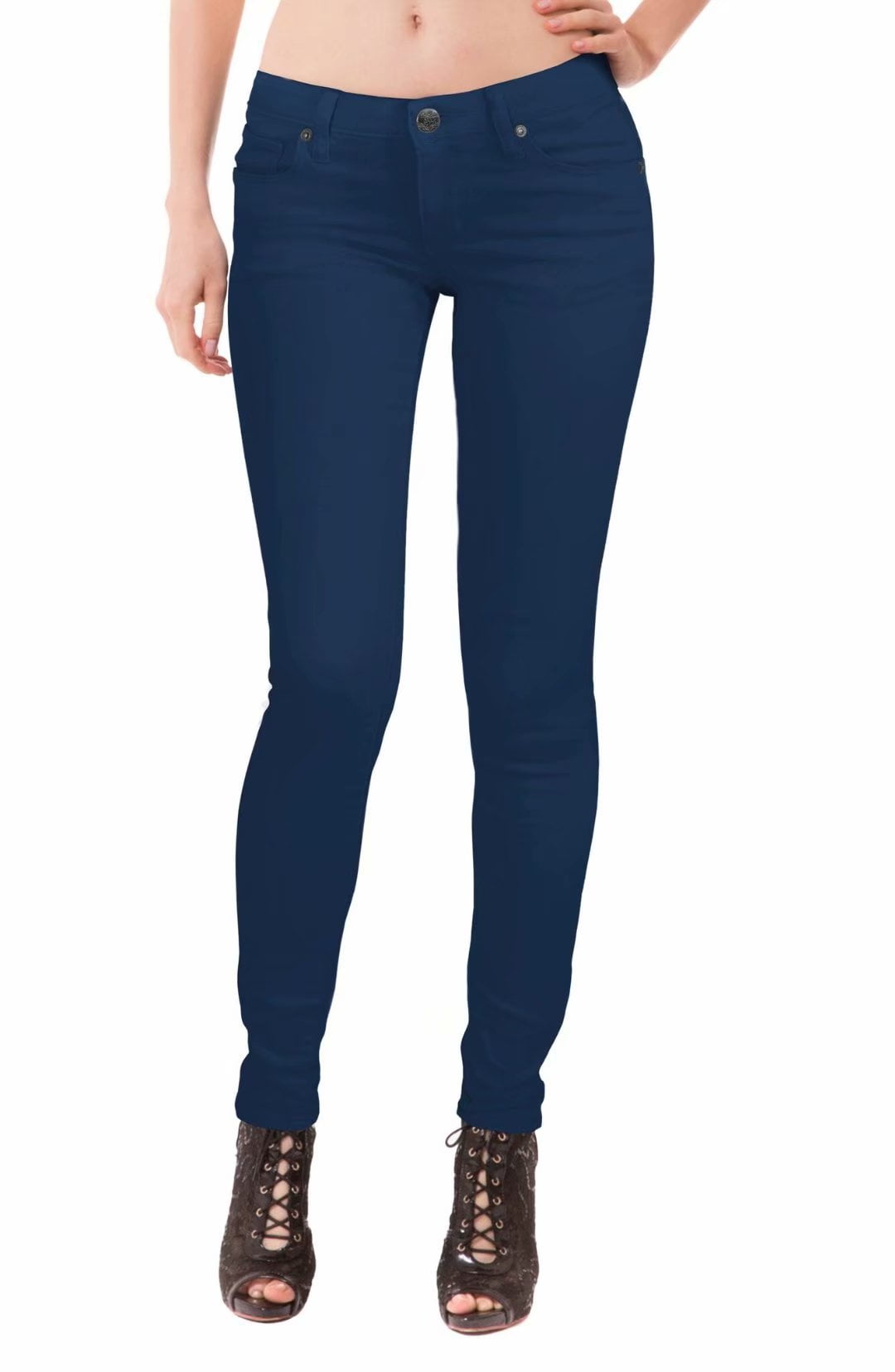 Hybrid & Co. Women's Butt Lift Super Comfy Stretch Denim Skinny Yoga