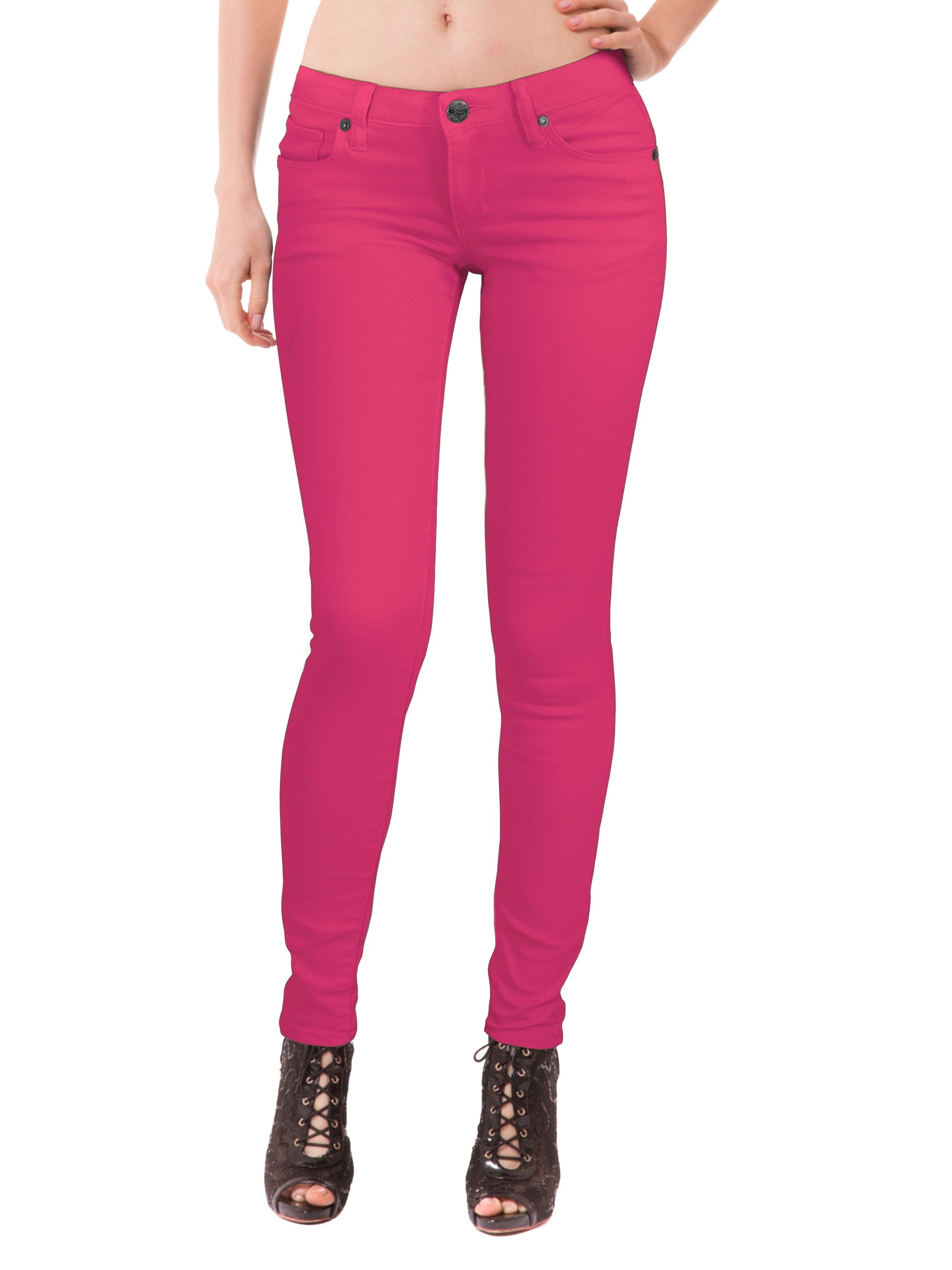 Hybrid & Co. Women's Butt Lift Super Comfy Stretch Denim Skinny Yoga