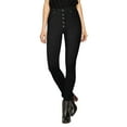 thumbnail image 1 of Hybrid & Company Super Comfy High-Waisted Stretch Women 5 Button Jeans, 1 of 3