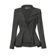 thumbnail image 1 of Hybrid & Company Women Double Notch Lapel Office Blazer, 1 of 4