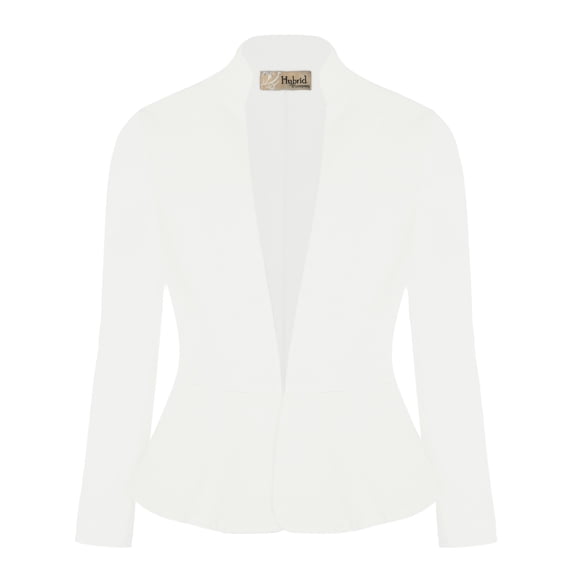 Hybrid & Company Women Super Comfy Ponte Office Blazer