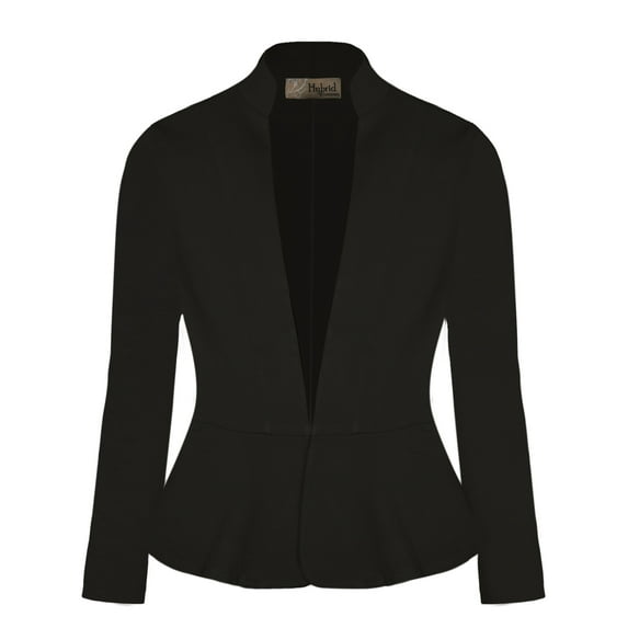 Hybrid & Company Women Super Comfy Ponte Office Blazer
