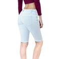 thumbnail image 1 of Hybrid & Company Women's 11.5 inch Inseam Stretchy Denim Bermuda City Short, 1 of 3