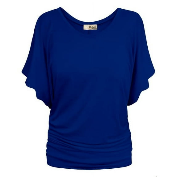 Hybrid & Company Women's Boat Neck Dolman T-Shirt