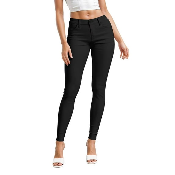 Hybrid & Company Women's Hyper Ultra Stretch Comfy Skinny Pants,BLACK 1X