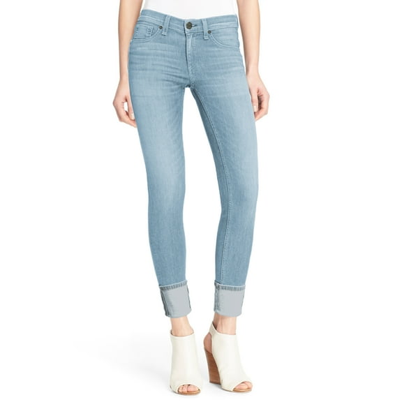 Hybrid & Company Women's Perfectly Shaping Stretchy Deep Cuff Denim Jeans