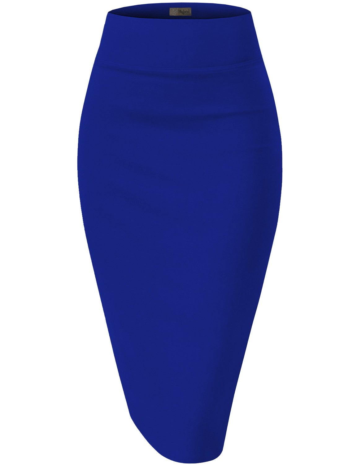 Hybrid & Company Women's Premium Nylon Ponte Stretch Office Pencil Skirt - Below Knee Length, Made In USA, Charcoal, Medium - View #4