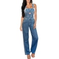 thumbnail image 1 of Hybrid & Company Women's Stretch Denim Overalls, 1 of 3