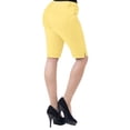 thumbnail image 1 of Hybrid & Company Womens 11.5 inch Inseam Butt Lift Stretch Bermuda City Shorts, 1 of 4