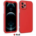 thumbnail image 1 of Hybrid Dual Layer iPhone 15 Pro Case (Red) Camera Lens Protection 360° Full Enclosing Protective Shockproof and Scratch Resistant Cover, 1 of 5