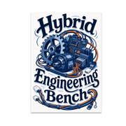 Hybrid Engineering Bench - Mechatronics Engineer - 13x19 Poster Print