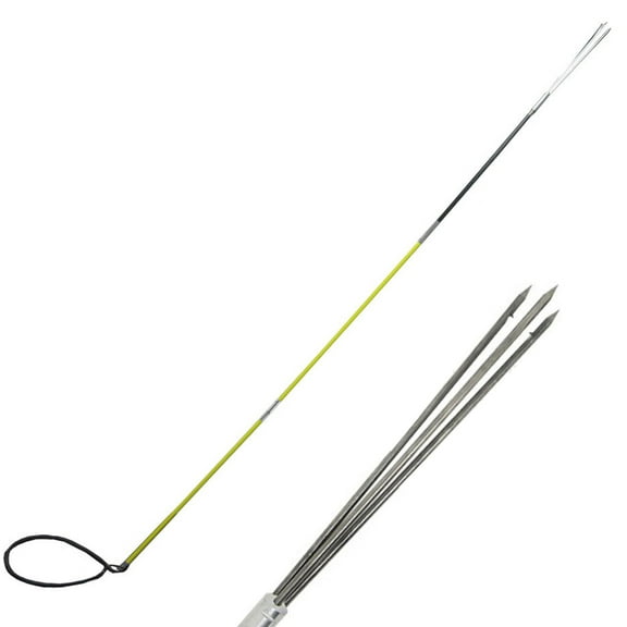 "Hybrid Hawaiian Sling 9' Travel Spearfishing 3-Piece Pole Spear 3 Prong Tip"