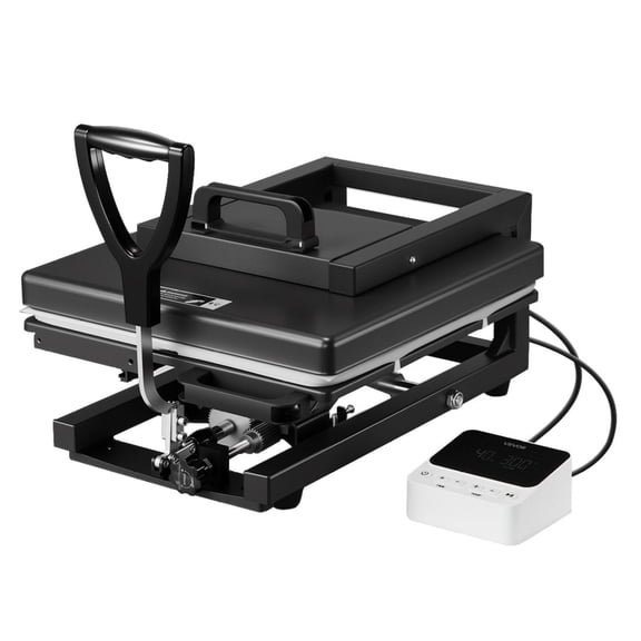 Hybrid Heat Press 15x15 Inch 8-in-1 Multifunction - T-Shirt, Mug, Cap Press Machine - Fast Heating, Even Pressure, Digital Control