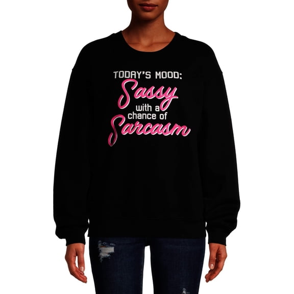 Hybrid Juniors Sassy Sarcasm Graphic Sweatshirt