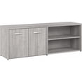 thumbnail image 1 of Hybrid Low Storage Cabinet with Doors in Platinum Gray - Engineered Wood, 1 of 7