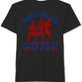 thumbnail image 1 of Hybrid Mens 1776 Graphic T-Shirt, Black, Small, 1 of 2