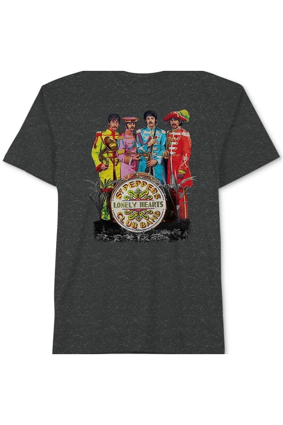 Hybrid Mens Lonely Hearts Graphic T-Shirt, Grey, Medium