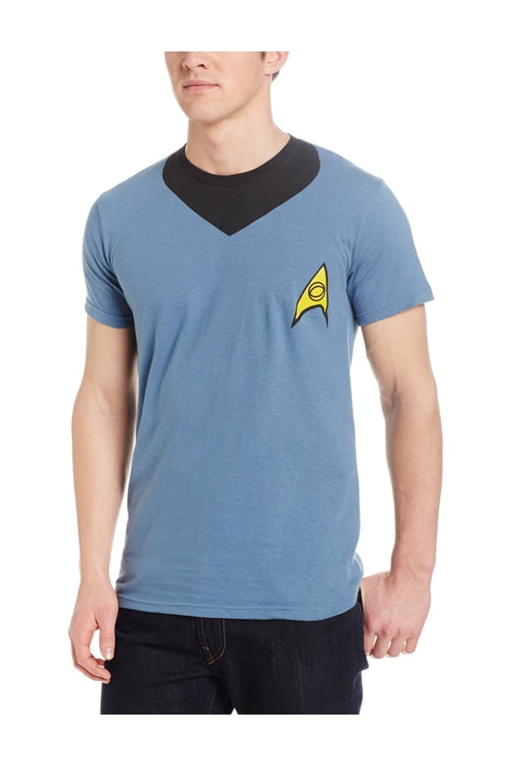 Hybrid Mens Star Trek Spock Uniform T-Shirt