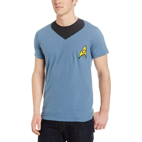 Hybrid Mens Star Trek Spock Uniform T-Shirt