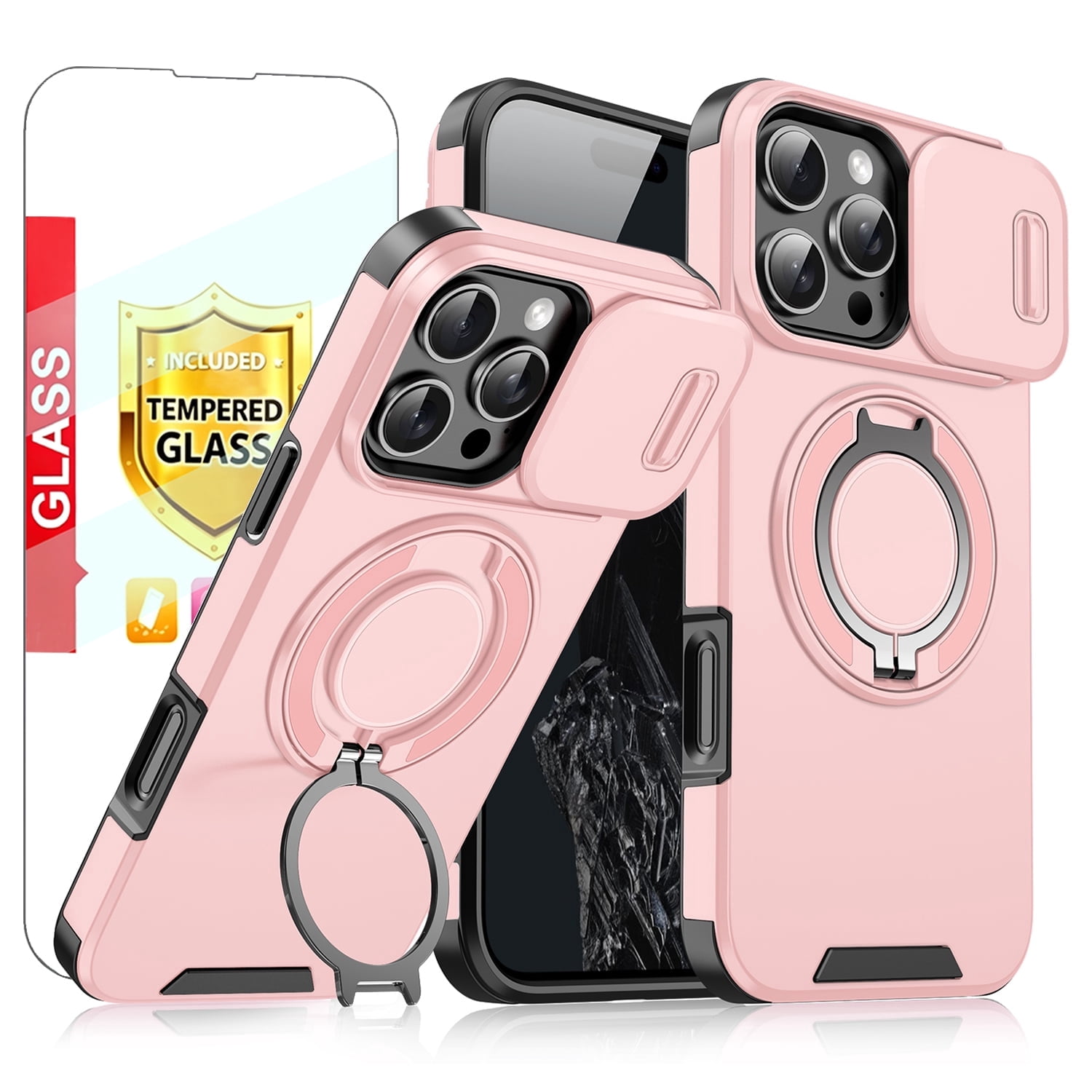 Hybrid Phone Case compatible with Apple iPhone 16 Pro Max, Dual Layer ...