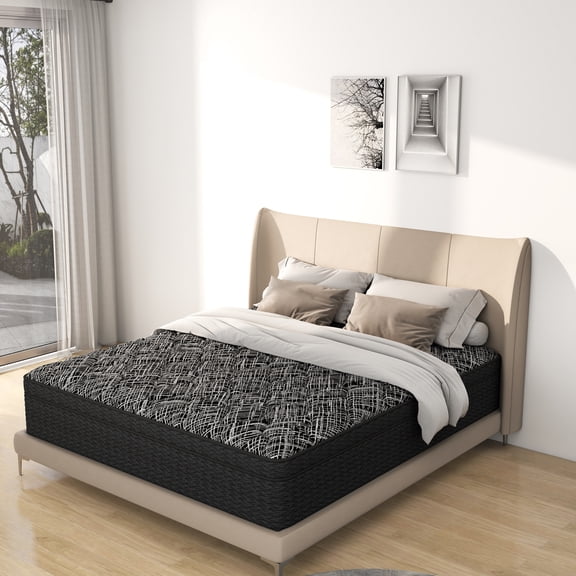 CTRYCLASIC 12 inch Full Hybrid Mattress, Pocket Spring, Breathable Knit Fabric, Pressure Relief, Bed in a Box