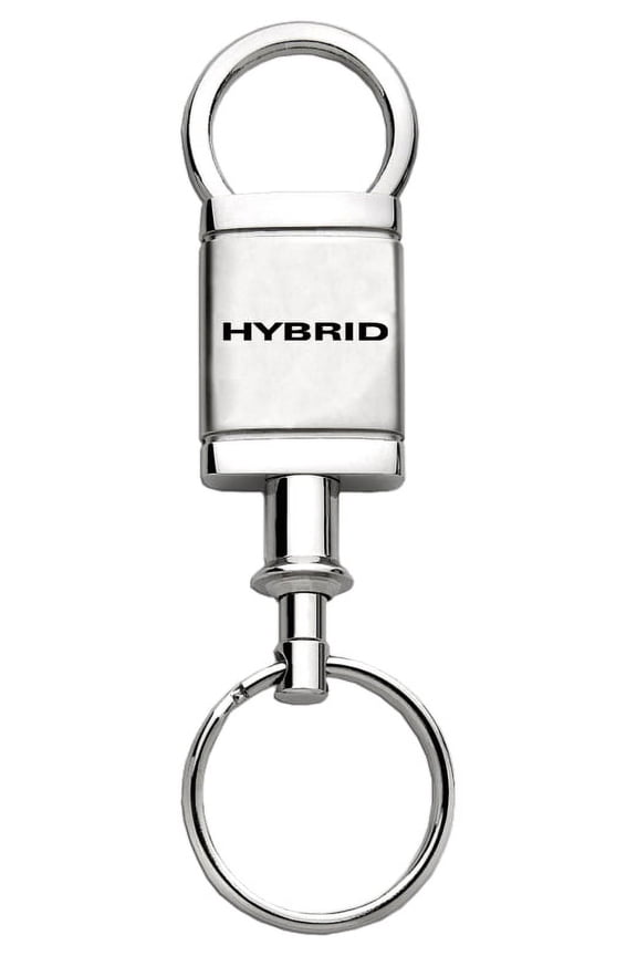 Hybrid Satin Chrome Valet Key Chain (Silver)