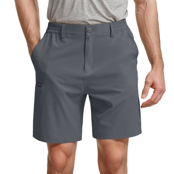Hybrid Shorts – Men’s Lounge and Gym Men's Casual Comfortable And Stylish Wear For Everyday Activities Relaxed Fit With Zipper Detail High Elasticity Spring Summer T Shirts