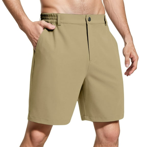 Hybrid Shorts – Men’s Lounge and Gym Shorts Men's Casual Shorts For Daily Wear And Slim Fit Straight Leg Style Basic Design For Effortless Pairing With Shirts And T Shirts