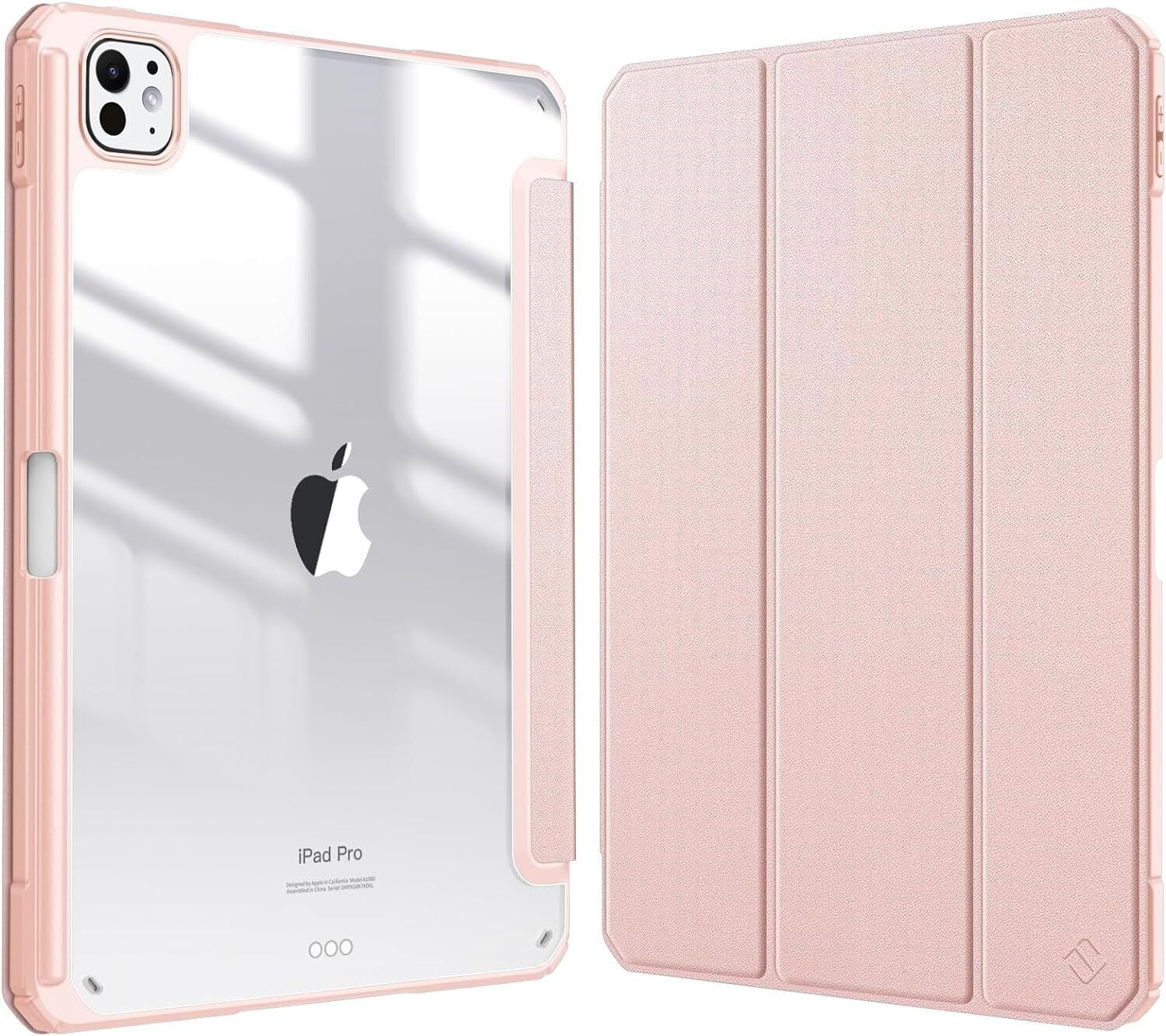 Hybrid Slim Case for iPad Pro 11inch M4 2024 Shockproof Cover Clear