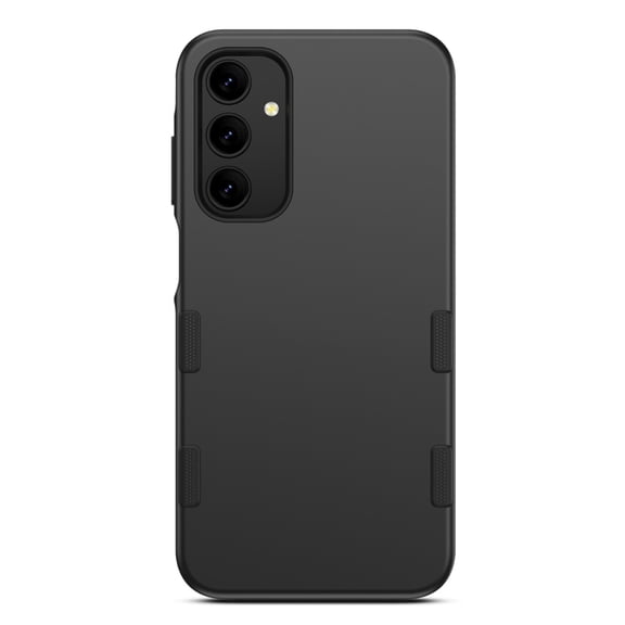 Hybrid Slim Shockproof Bumper Protective Hard PC + Rubber TPU Phone Cover Bravo Series Case for Samsung Galaxy A25 5G - Black