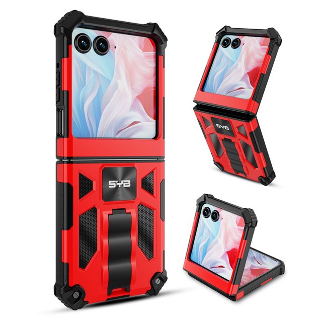 Hybrid Stand Case Heavy Duty Shockproof Protective Hard Shell Built in
