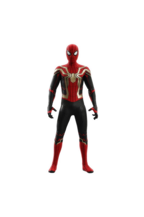 Hybrid Superhero Suit, Gold Web Spider Hero Cosplay Jumpsuit, Gold Web Spider Hero Full Body Costume, Gold Web Spider Hero Hybrid Bodysuit Superhero Cosplay Full Jumpsuit, 140