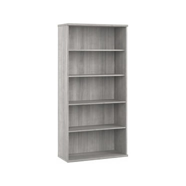 Studio A Tall 5 Shelf Bookcase in Platinum Gray - Engineered Wood
