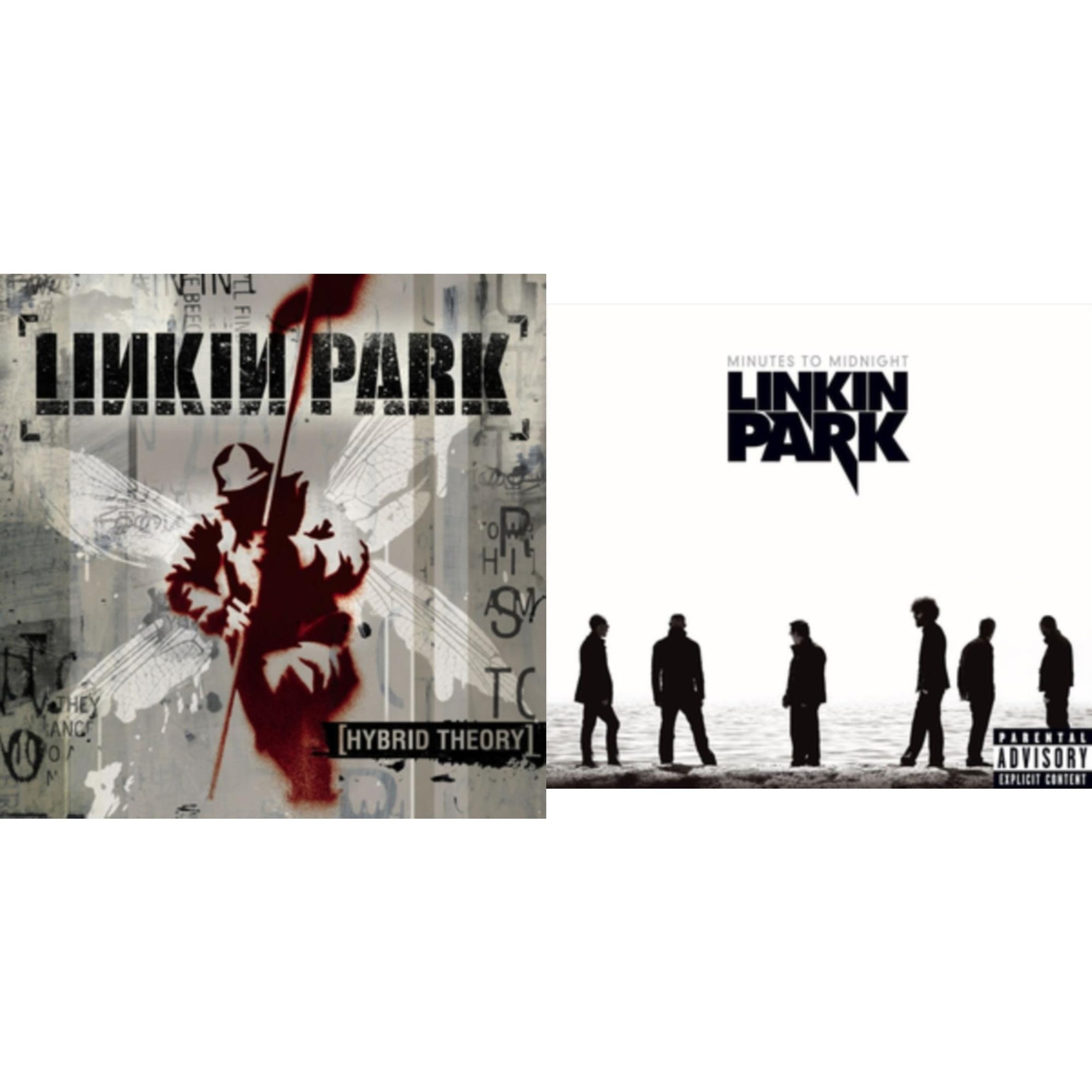 Hybrid Theory \u0026 Minutes To Midnight [CD Bundle] - Walmart.com, image size:2200x2200