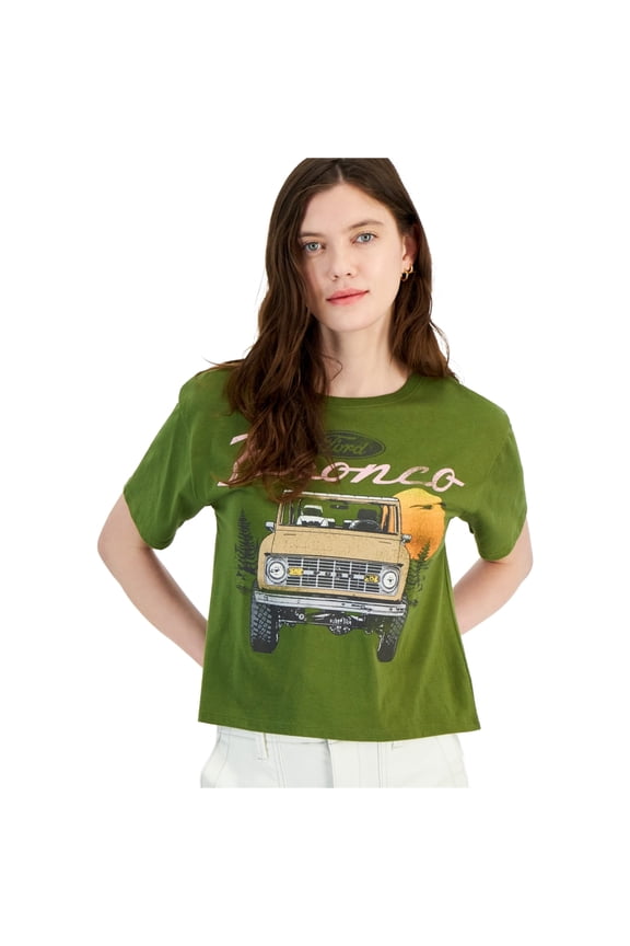 Hybrid Womens Ford Print Graphic T-Shirt, Multicoloured, Juniors, Large